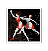 Alluring Feminine Dance Posture Wrapped Canvas - Beyond T-shirts
